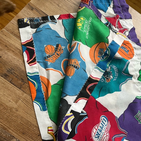 Vintage 90s NBA Valance Curtain Jerseys - Picture 4 of 16